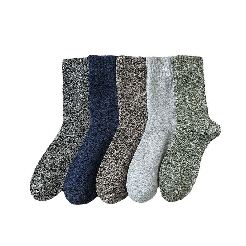 Autumn and winter thickened retro imitation rabbit wool socks - Image 14