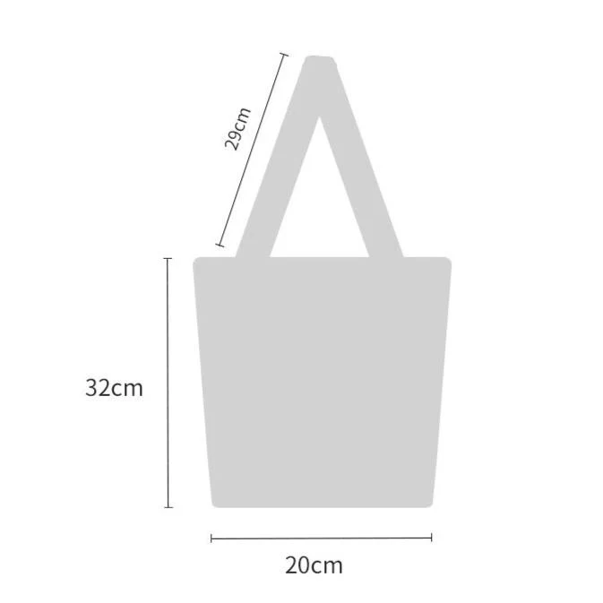 Diamond Plaid Large Capacity Shoulder Bag Knitted Handbag - Image 2