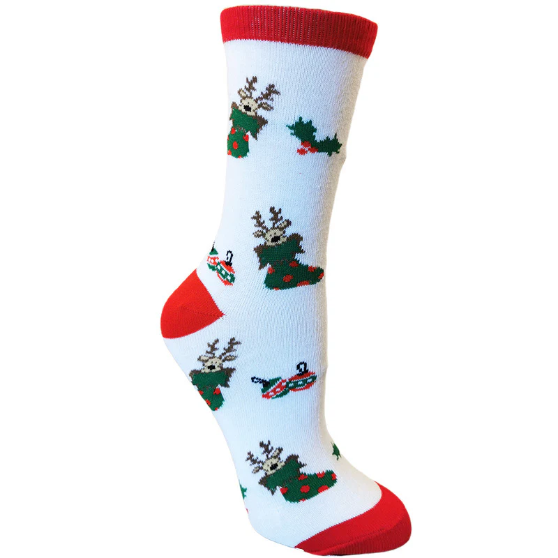 Christmas stockings new elk men's and women's stockings medium tube socks - Image 9