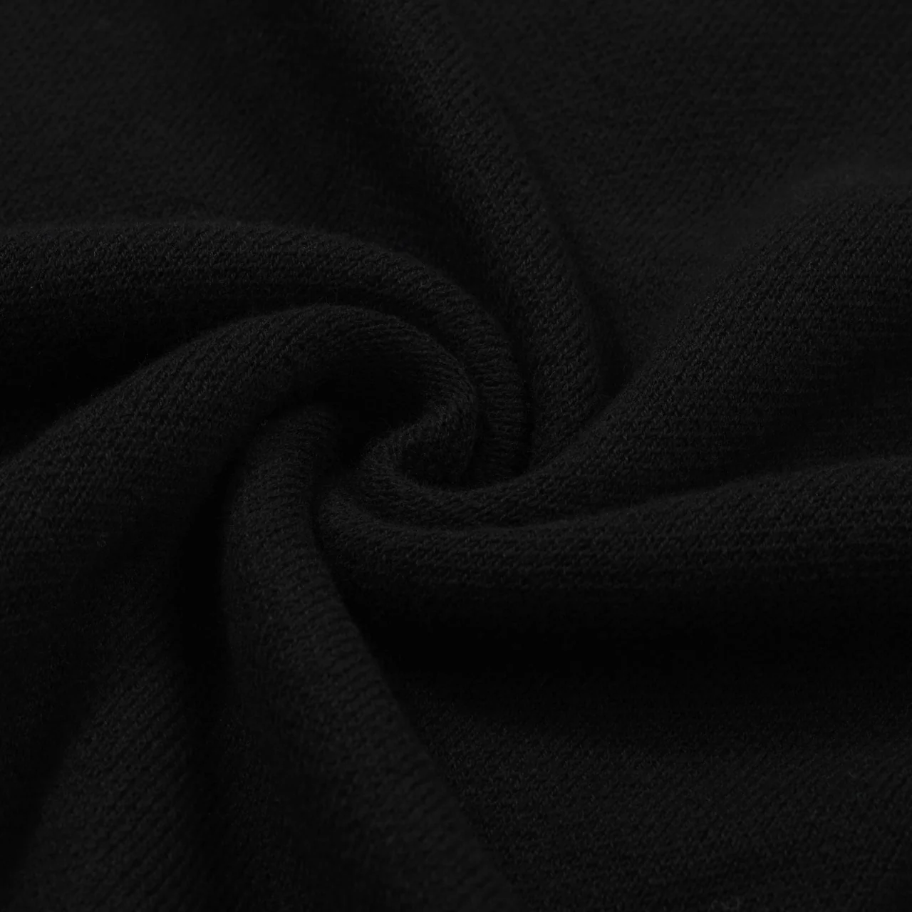 Men's 60s Mod Jacquard Zip Knit Polo – Black & White Diamond Pattern - Image 8