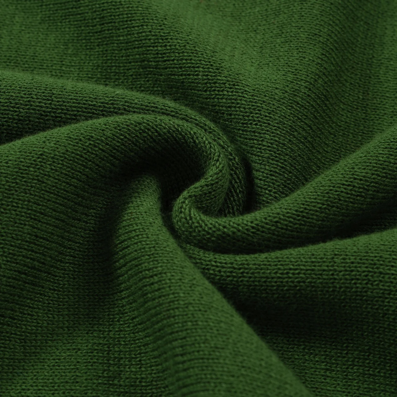 Men's 70s Green Knit Tee – White Racing Stripe Retro Style - Image 7