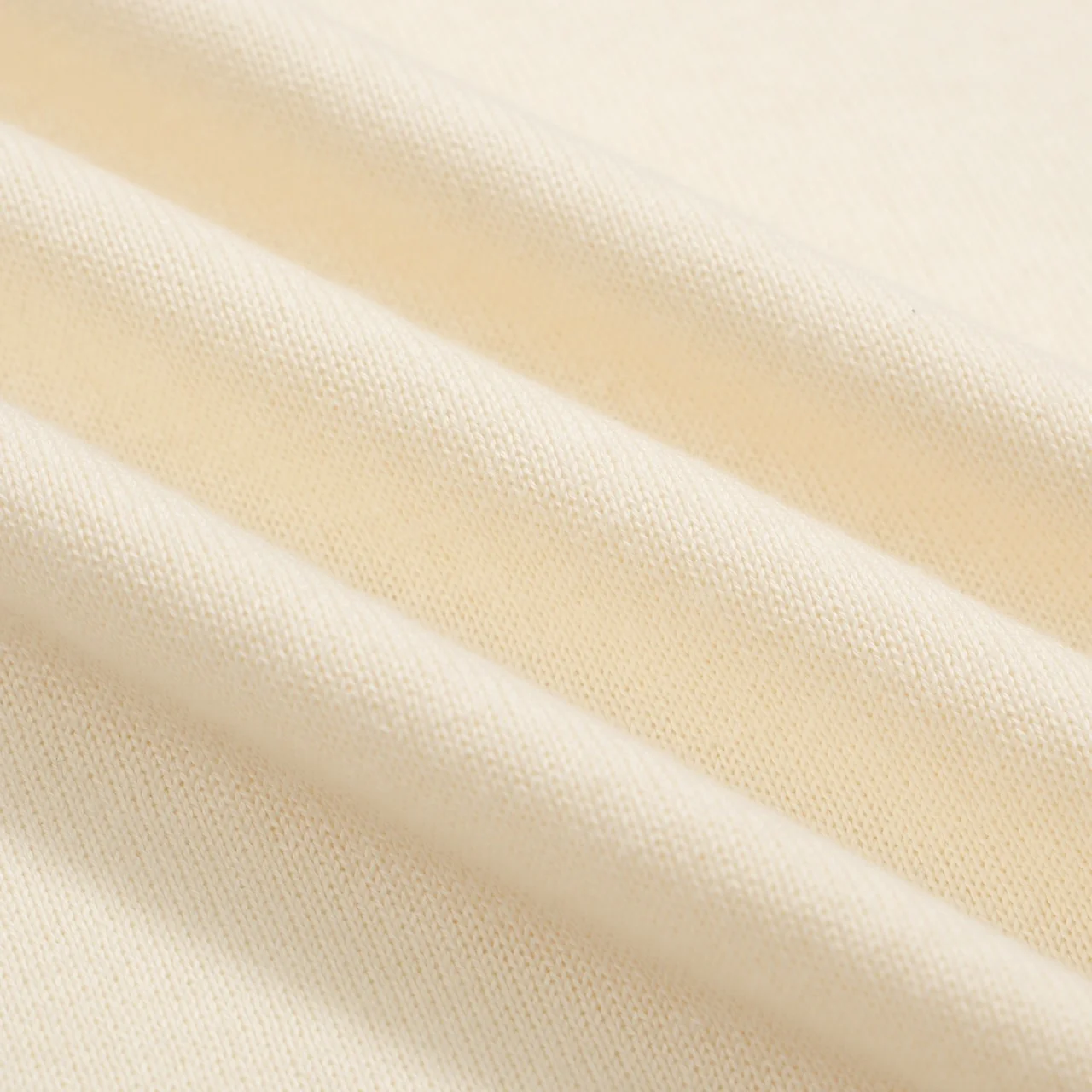 Men’s Vintage Knit Polo – Retro Cream Button-Up with Rose Embroidery - Image 7