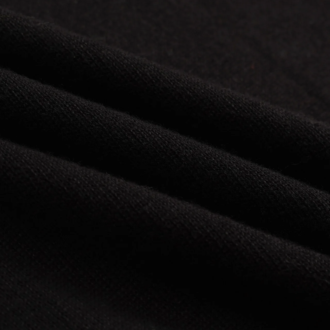 Men's black embroidered black cat head casual knitwear - Image 7