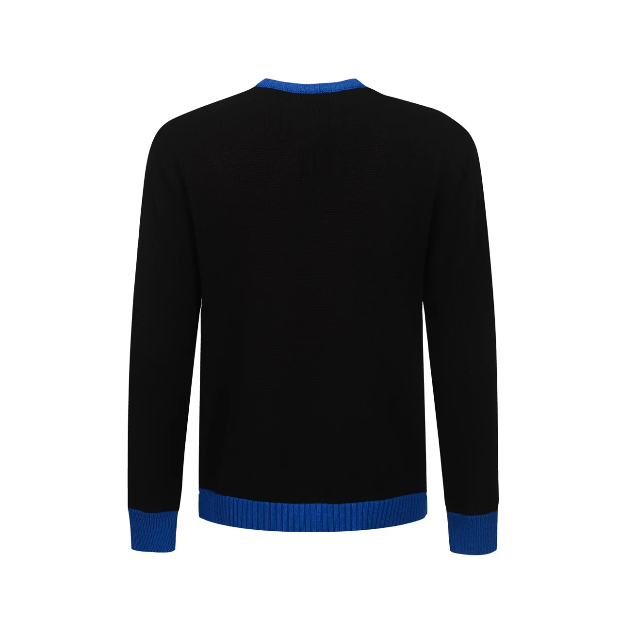 Mens black Shark vintage print jacquard knitwear - Image 3