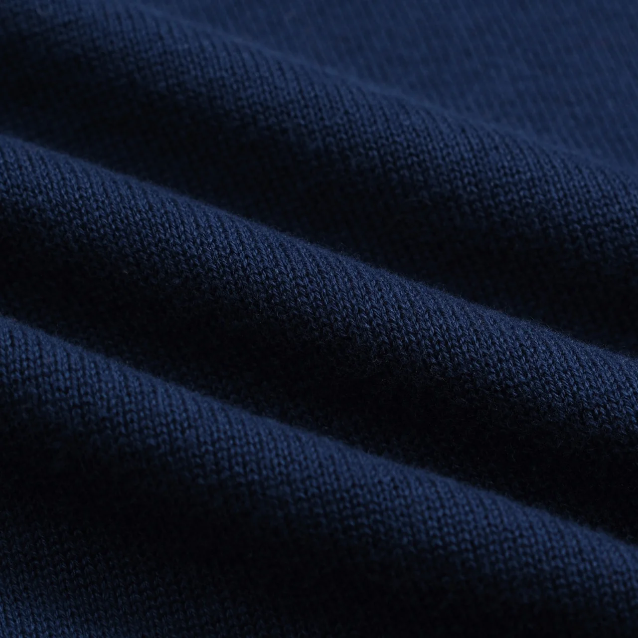 Men's blue pit stripe texture retro knitted cardigan - Image 9