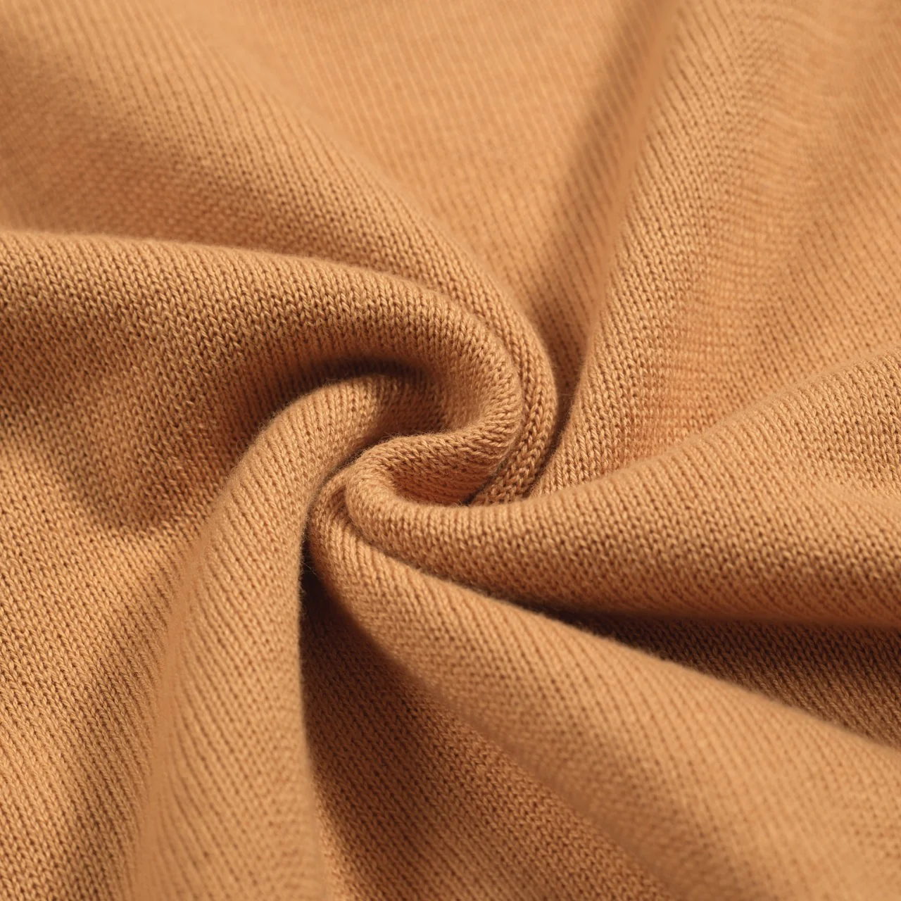 Men's brown vintage 60's knitted polo shirt - Image 10