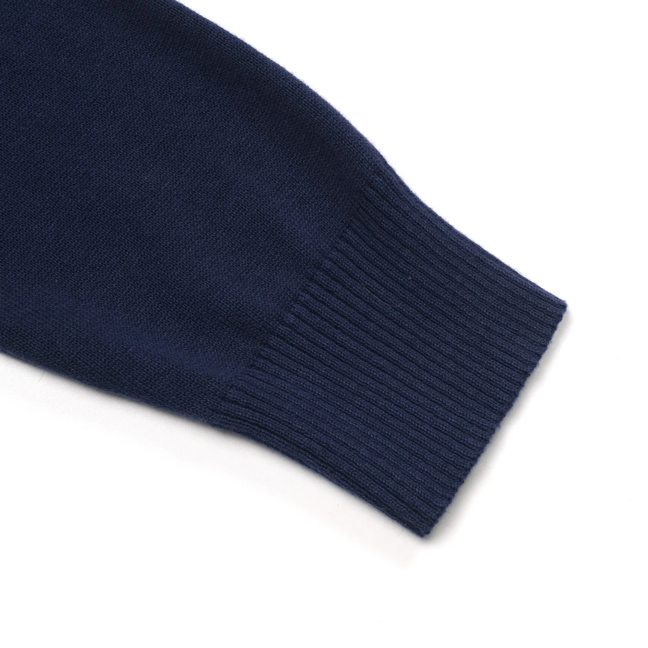 Men's dark blue dachshon vintage casual knit cardigan - Image 8