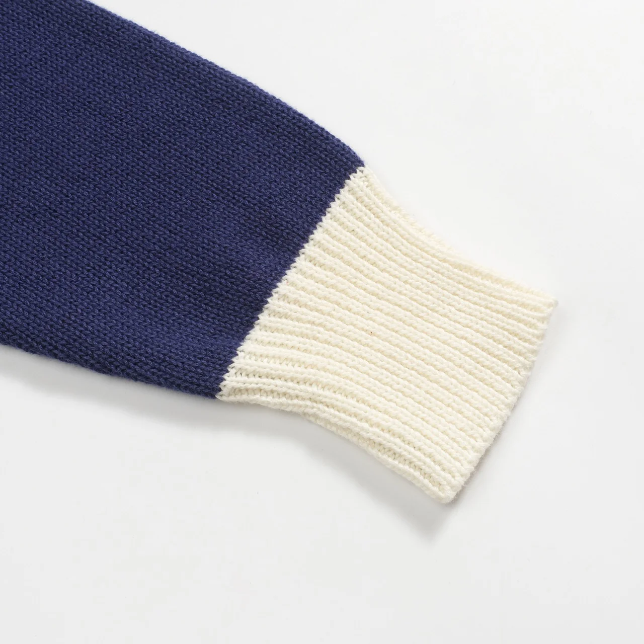 Men's dark blue vintage collegiate cardigan - Image 8