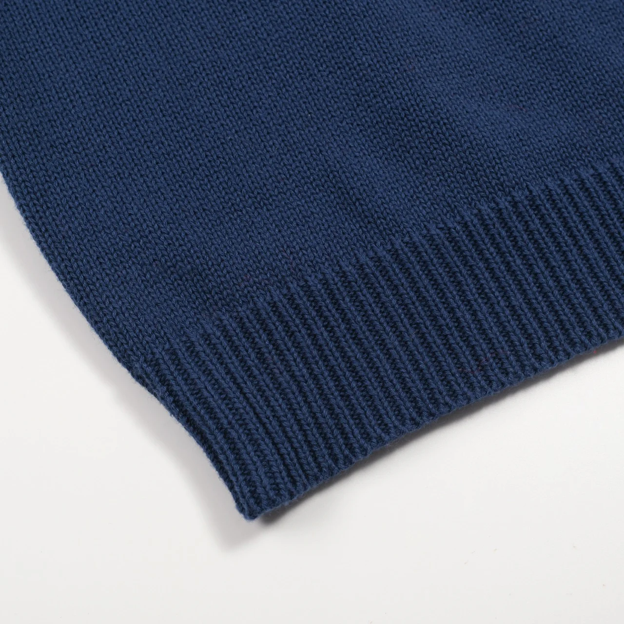 Men's dark blue vintage striped artistic fashion street jacquard knitwear - Image 6