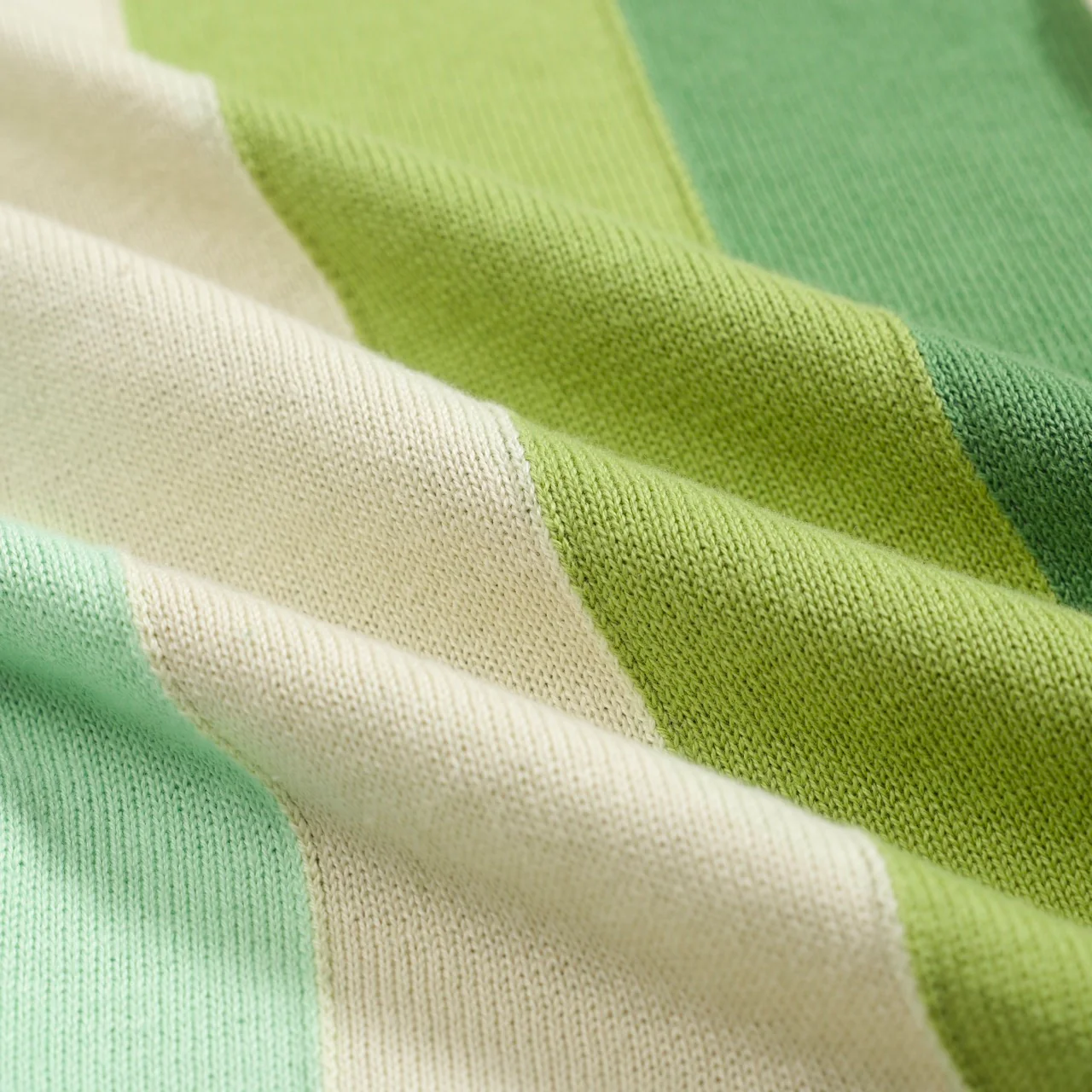 Men's green vintage pocket knitted cardigan - Image 9