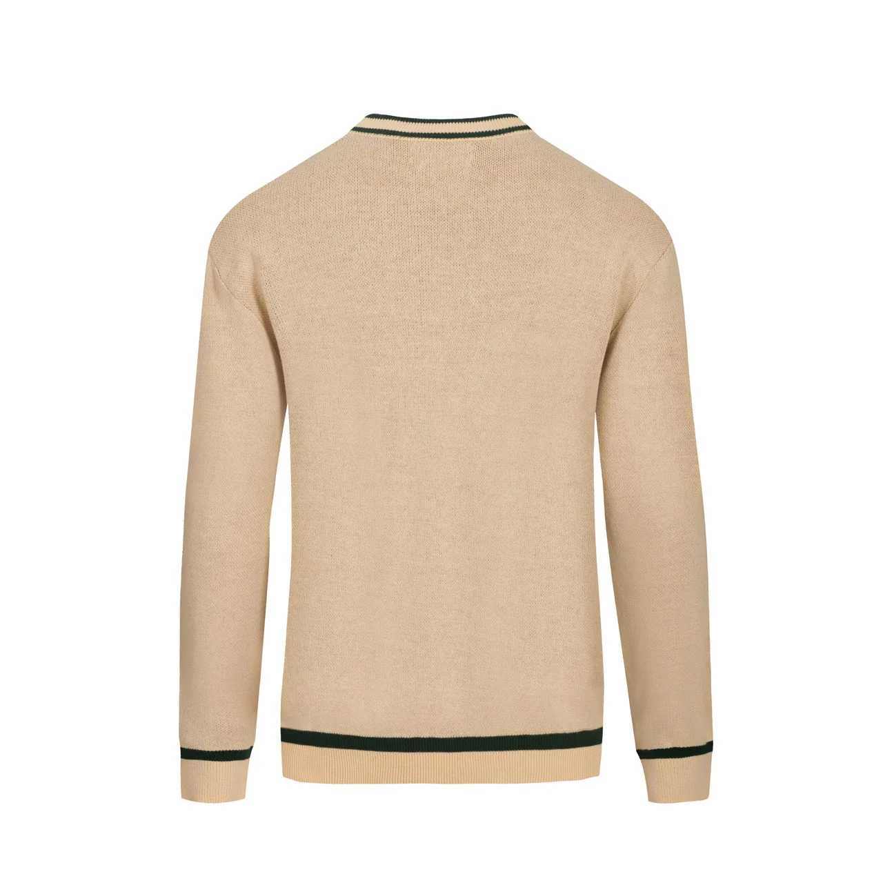 Men's khaki Eagle vintage jacquard knitwear - Image 3