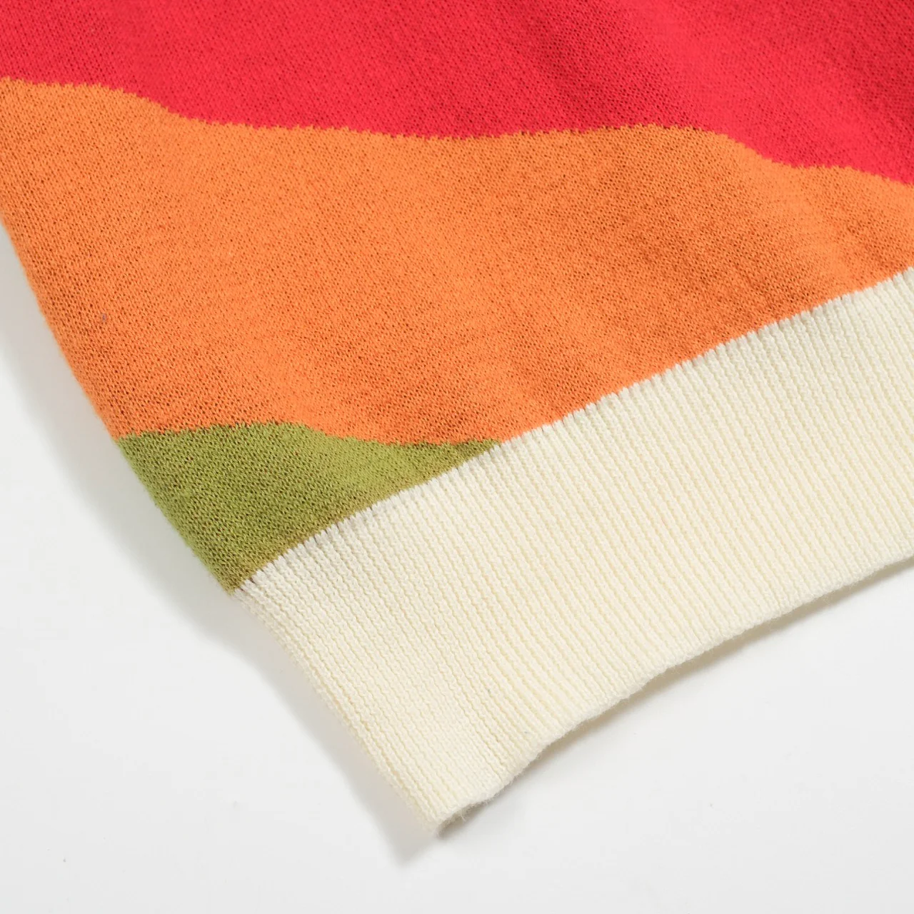 Men's multi-colored striped cat knit T-shirt- Designed by Lim Heng Swee - Image 7