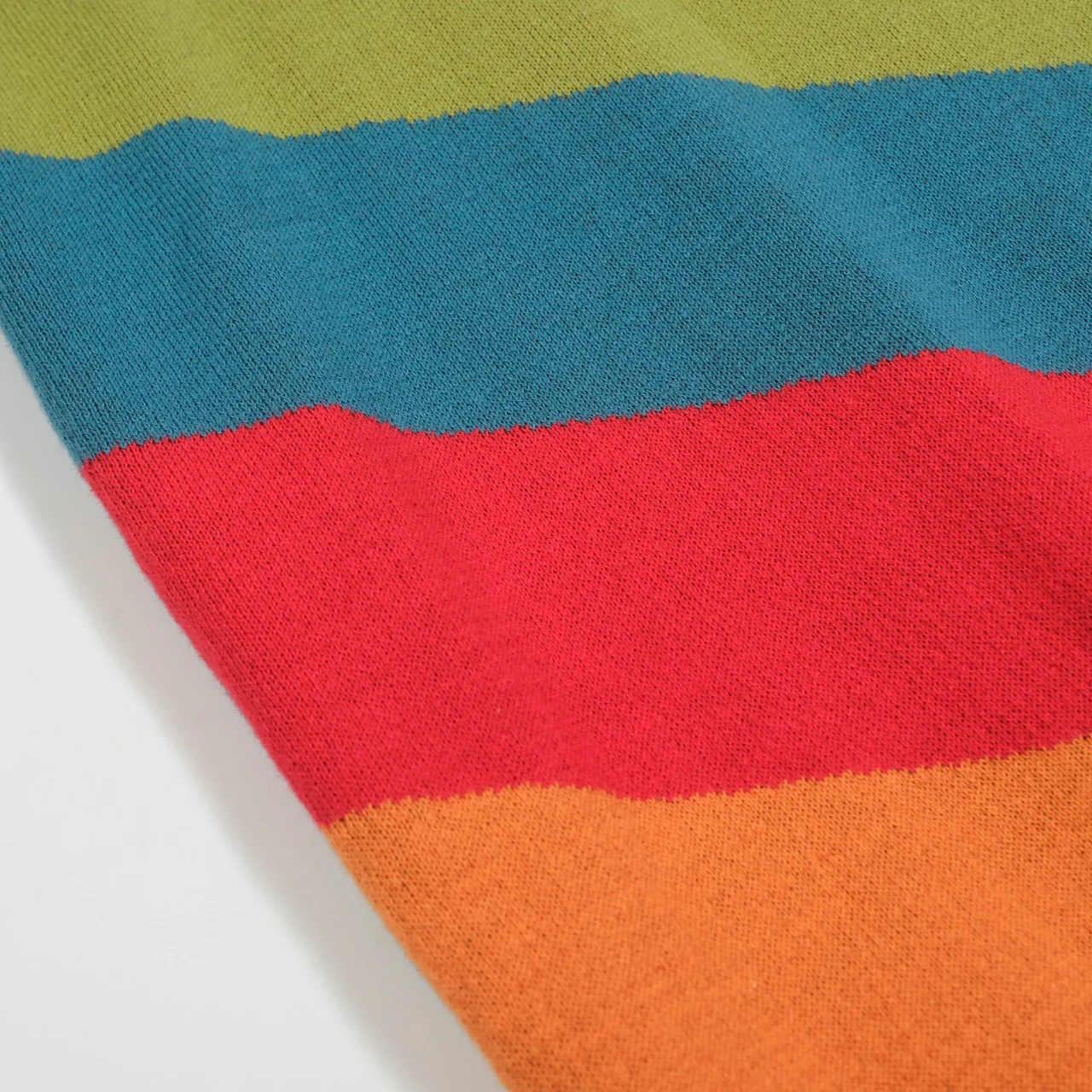 Men's multi-colored striped cat knit T-shirt- Designed by Lim Heng Swee - Image 8