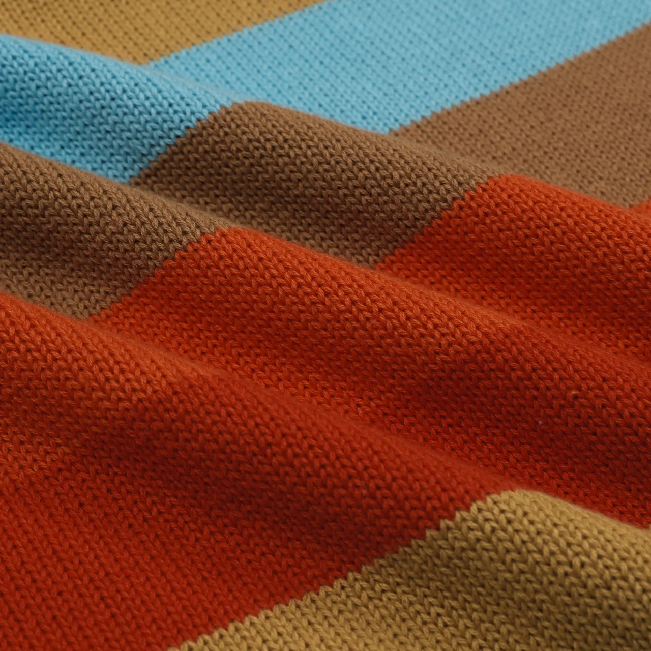 Men's multicolor artistic retro street jacquard round-neck knitwear - Image 2
