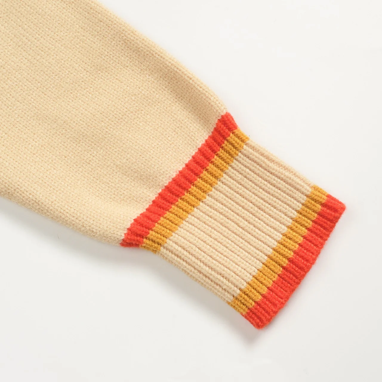 Men's multicolor striped jacquard sweater coat - Image 8