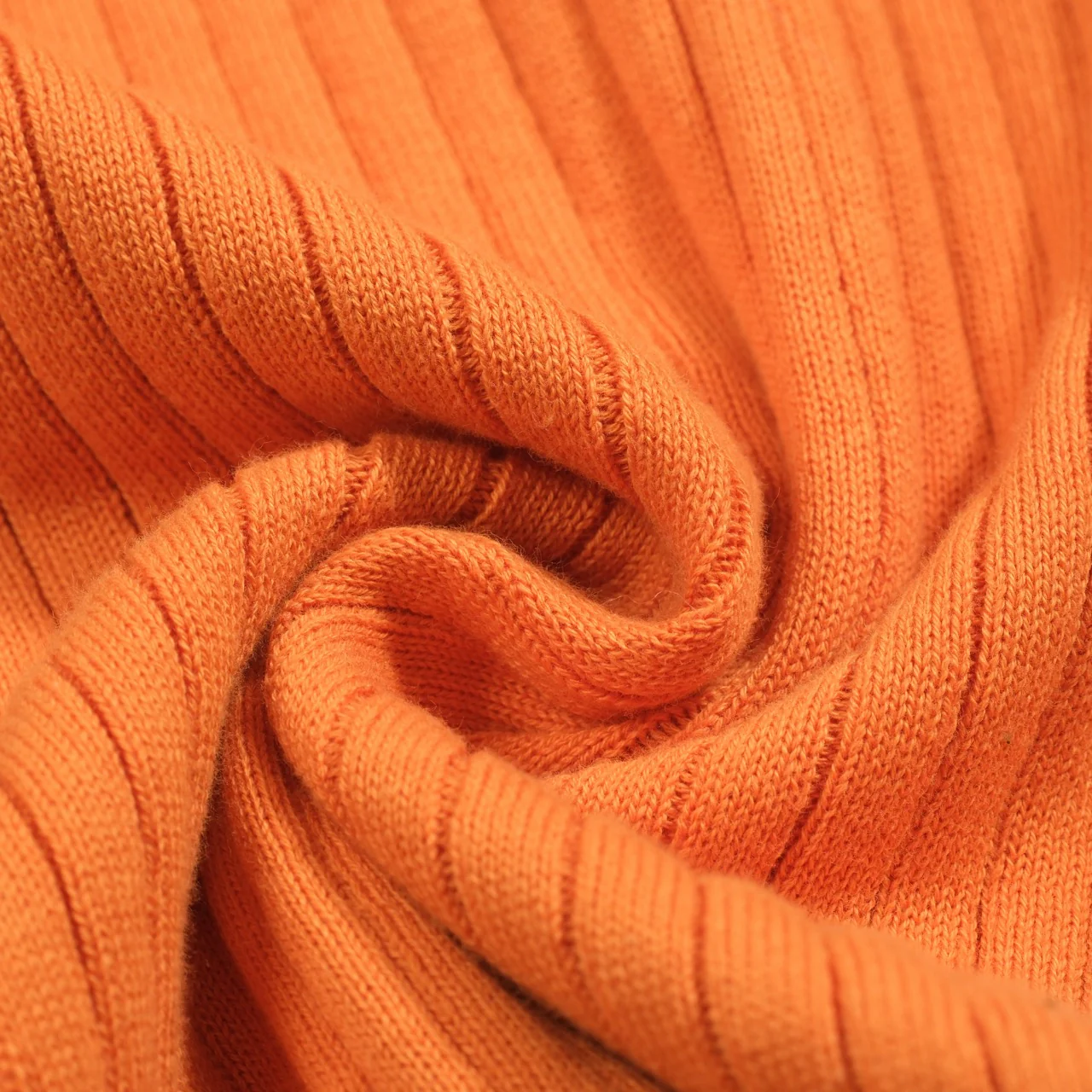 Men's orange pit texture retro knitted cardigan - Image 9