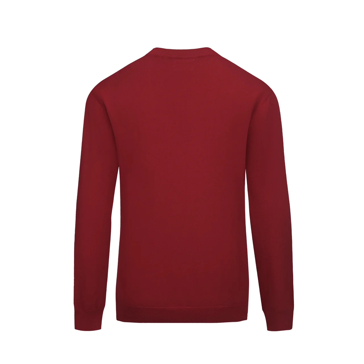 Men's red vintage striped artistic fashion street jacquard knitwear - Image 3