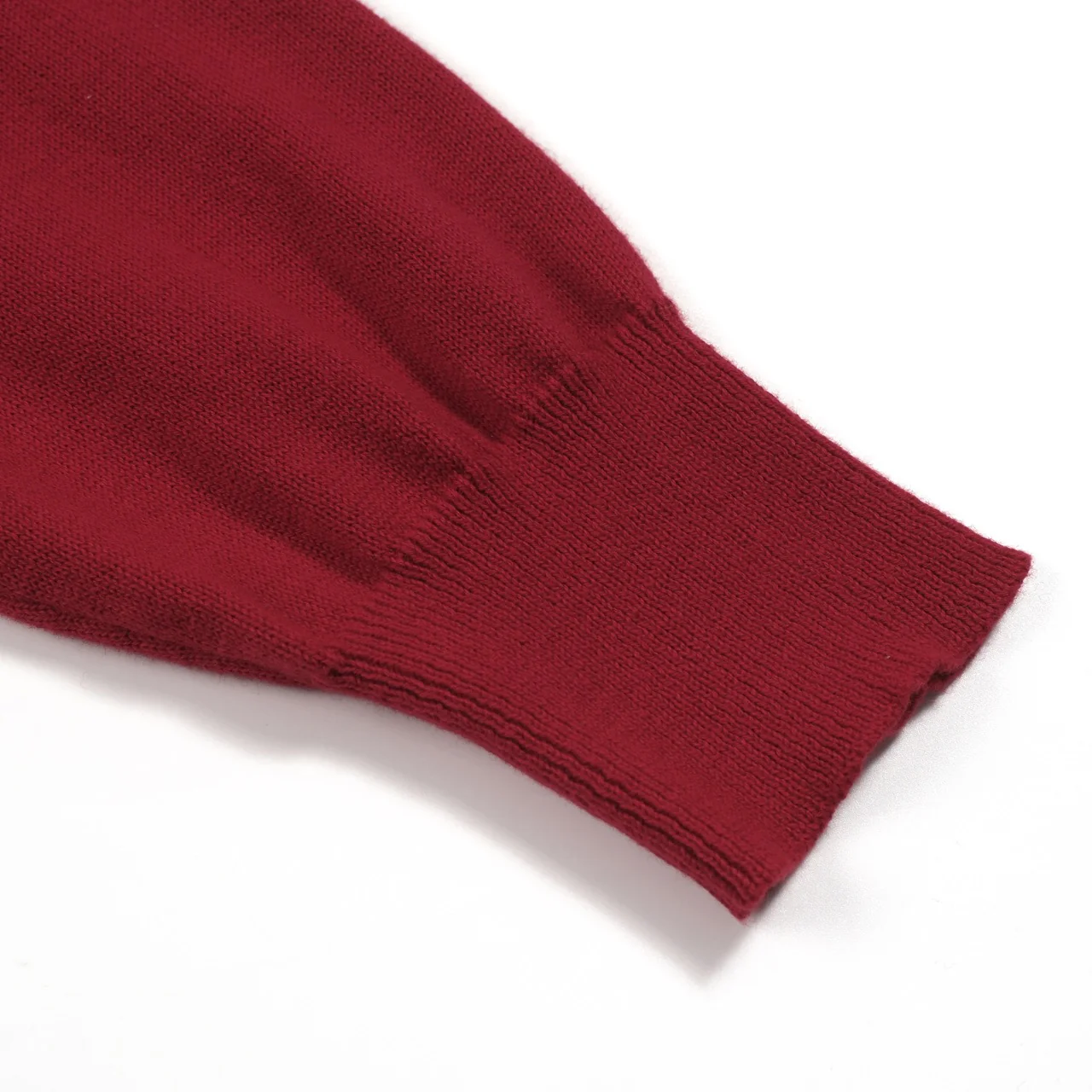 Men's red vintage striped artistic fashion street jacquard knitwear - Image 6