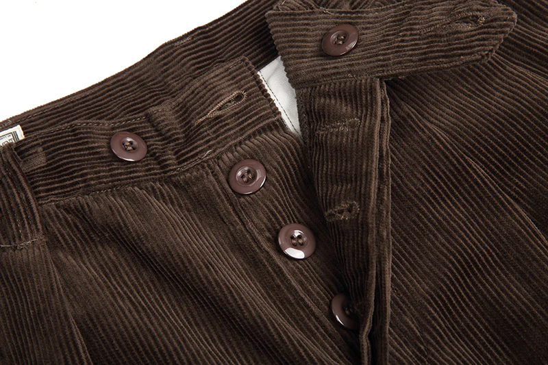 Men's Retro Casual Straight Thick Corduroy Trousers - Image 13