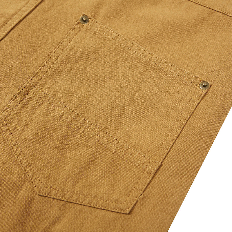 Men's retro casual suspender overalls jumpsuit - Image 12