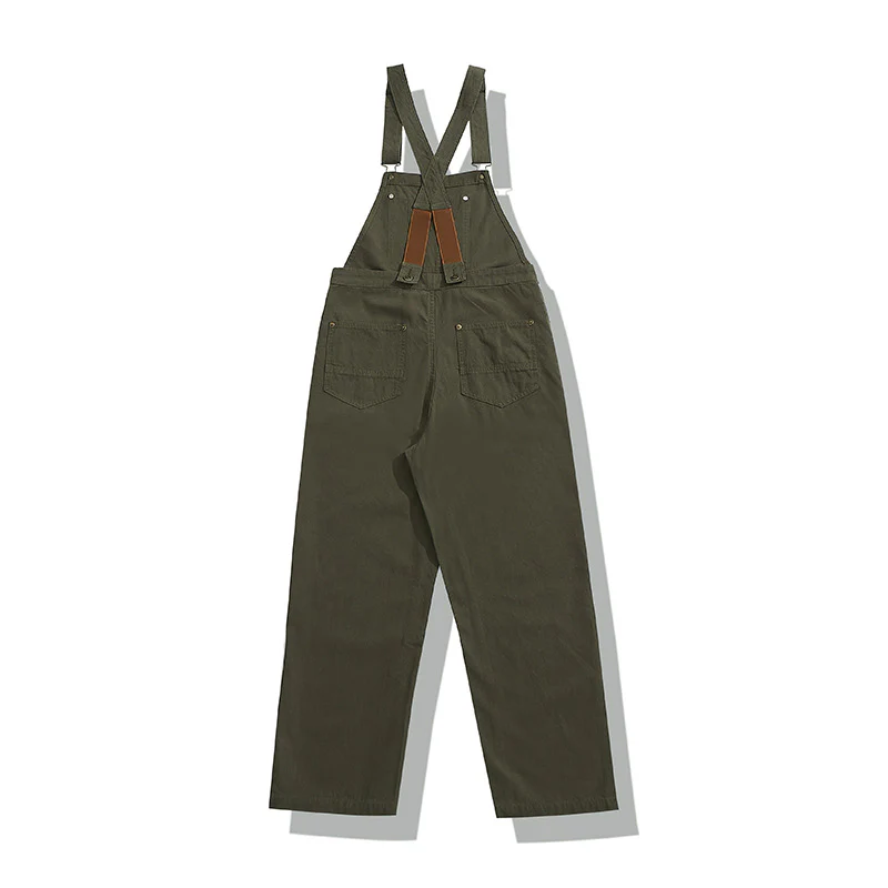 Men's retro casual suspender overalls jumpsuit - Image 4