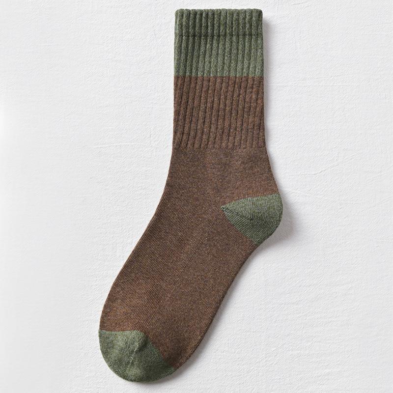 Men's Socks High Tube Thickened Winter Long Tube Terry Men's Socks - Image 3
