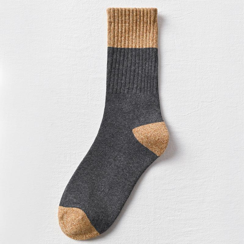 Men's Socks High Tube Thickened Winter Long Tube Terry Men's Socks - Image 7