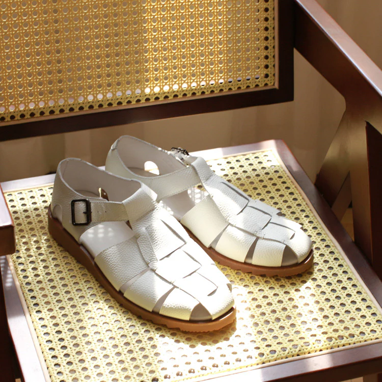 Men's Vintage Versatile Handmade Casual Gurkha Sandals Roman Sandals - Image 14