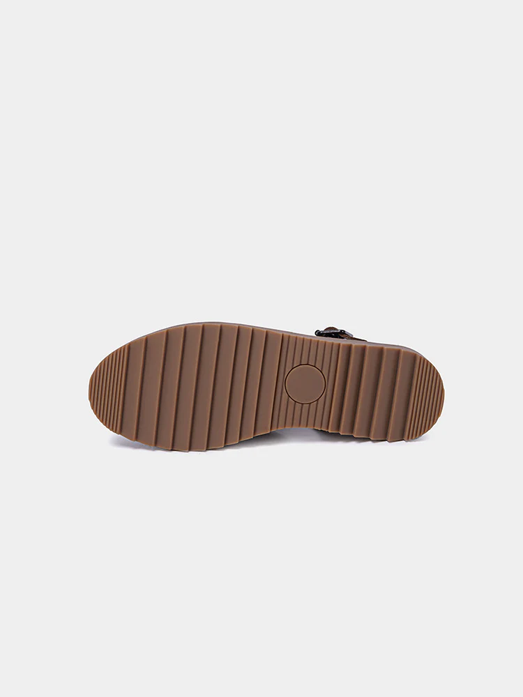 Men's Vintage Versatile Handmade Casual Gurkha Sandals Roman Sandals - Image 7