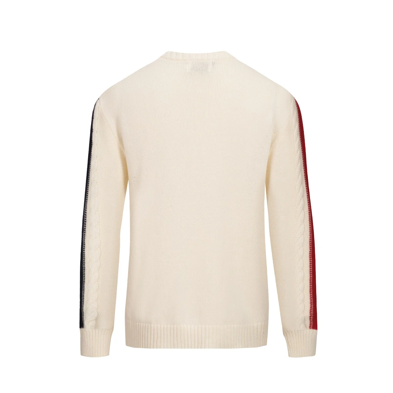 Men's white apricot 1969 jacquard vintage knitwear - Image 3