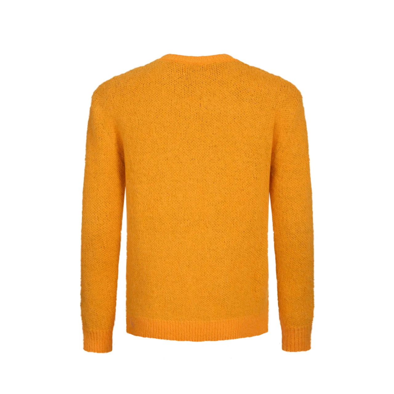 Men's yellow cheetah knitted sweater - Image 3