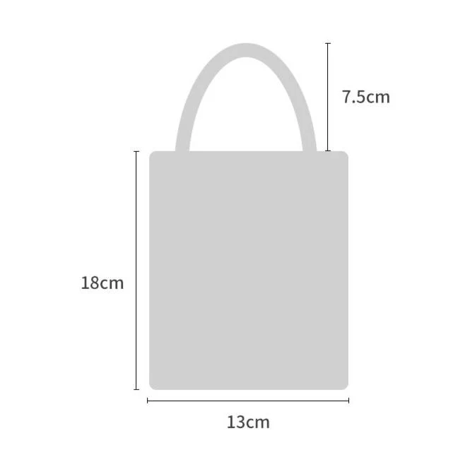 Pink Heart Shape Mini Phone Bag Knit Tote - Image 2