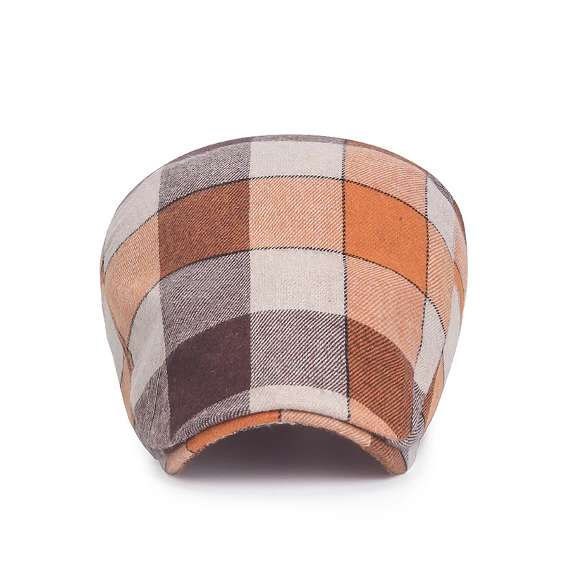 Plaid Retro Versatile Cap - Image 2