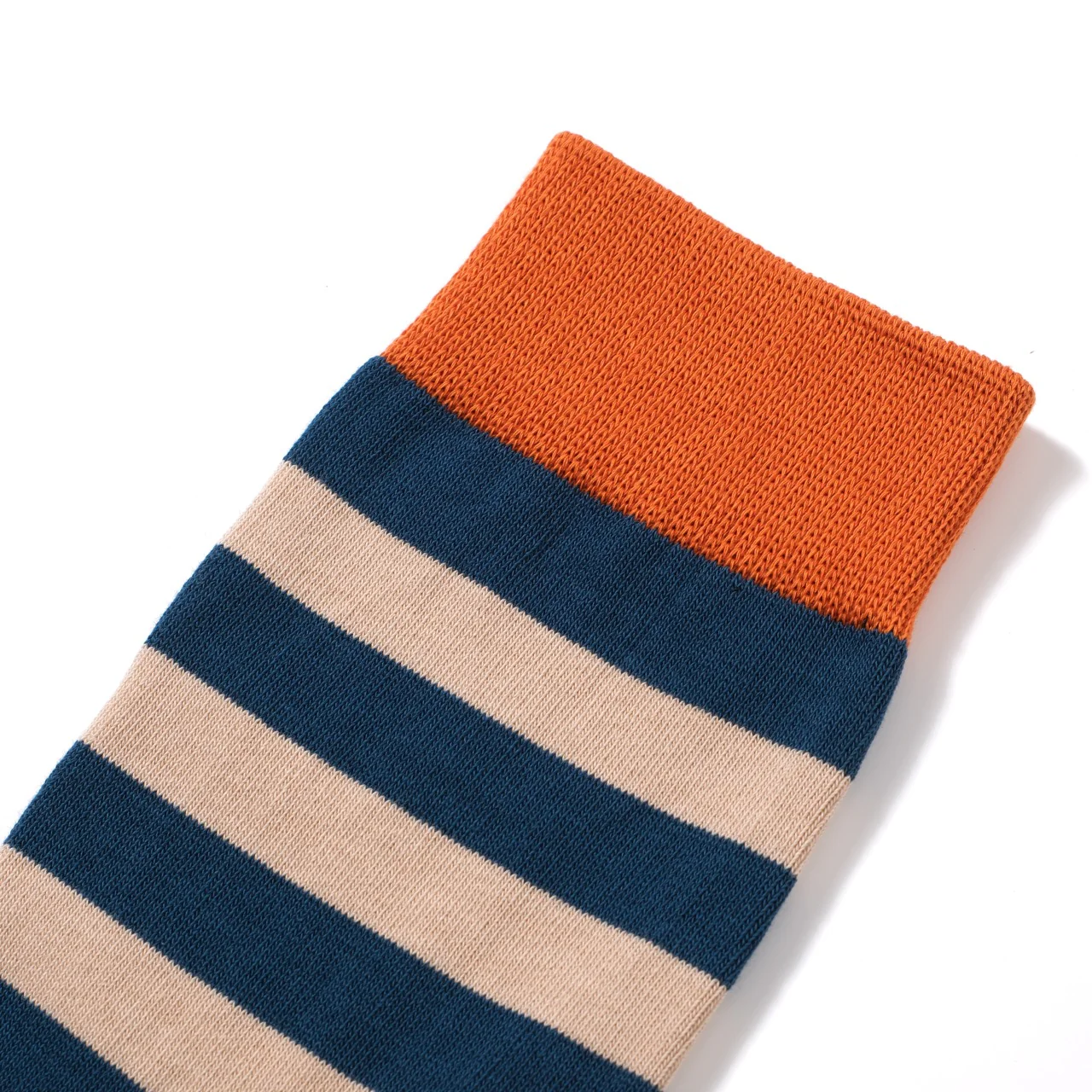 Striped Mid-Calf Length Socks Men's Cotton Socks - Image 12