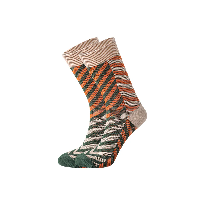 Tube Socks Men's Retro Striped Socks - Image 7