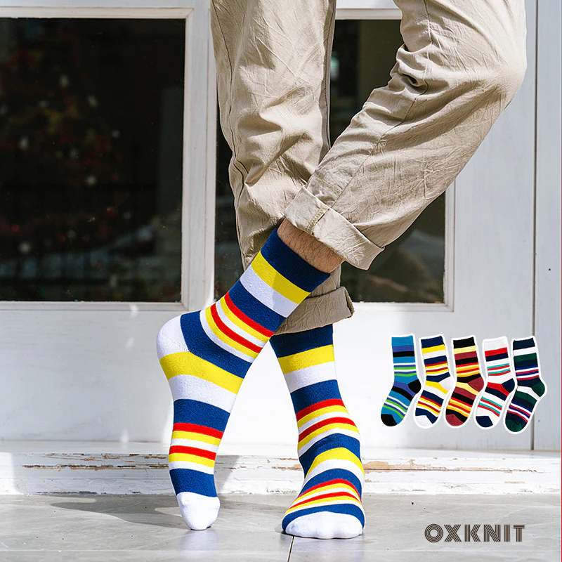 Tube Socks Retro Style Pure Cotton Socks