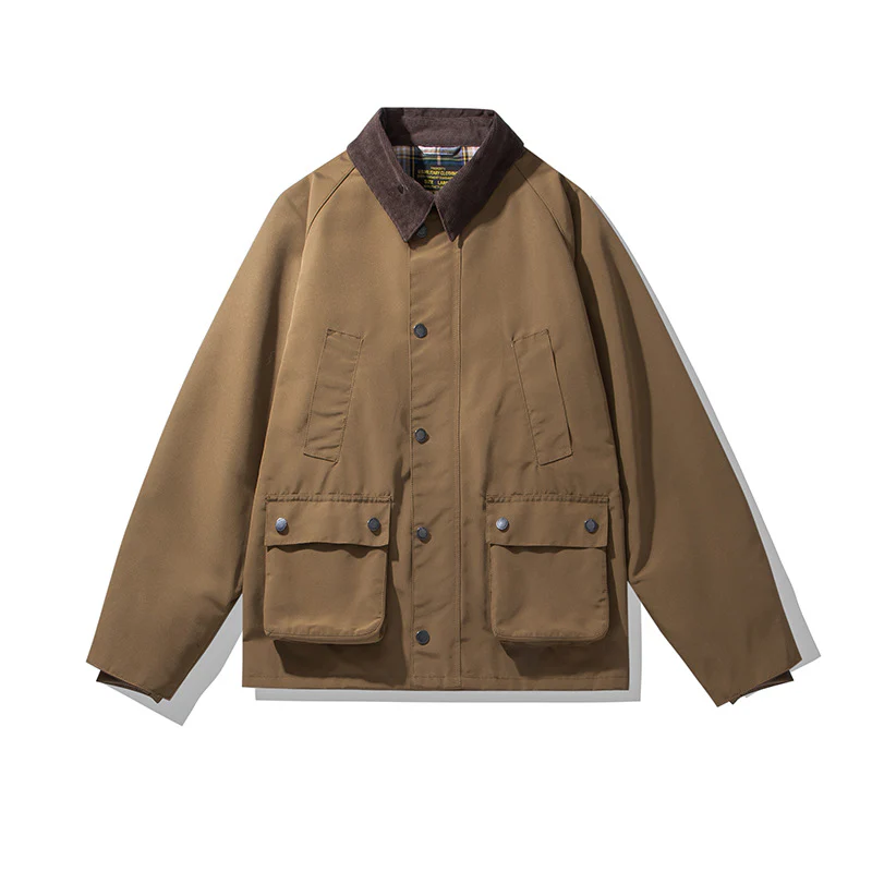 Waterproof hunting oil wax jacket trench coat tooling jacket - Image 2