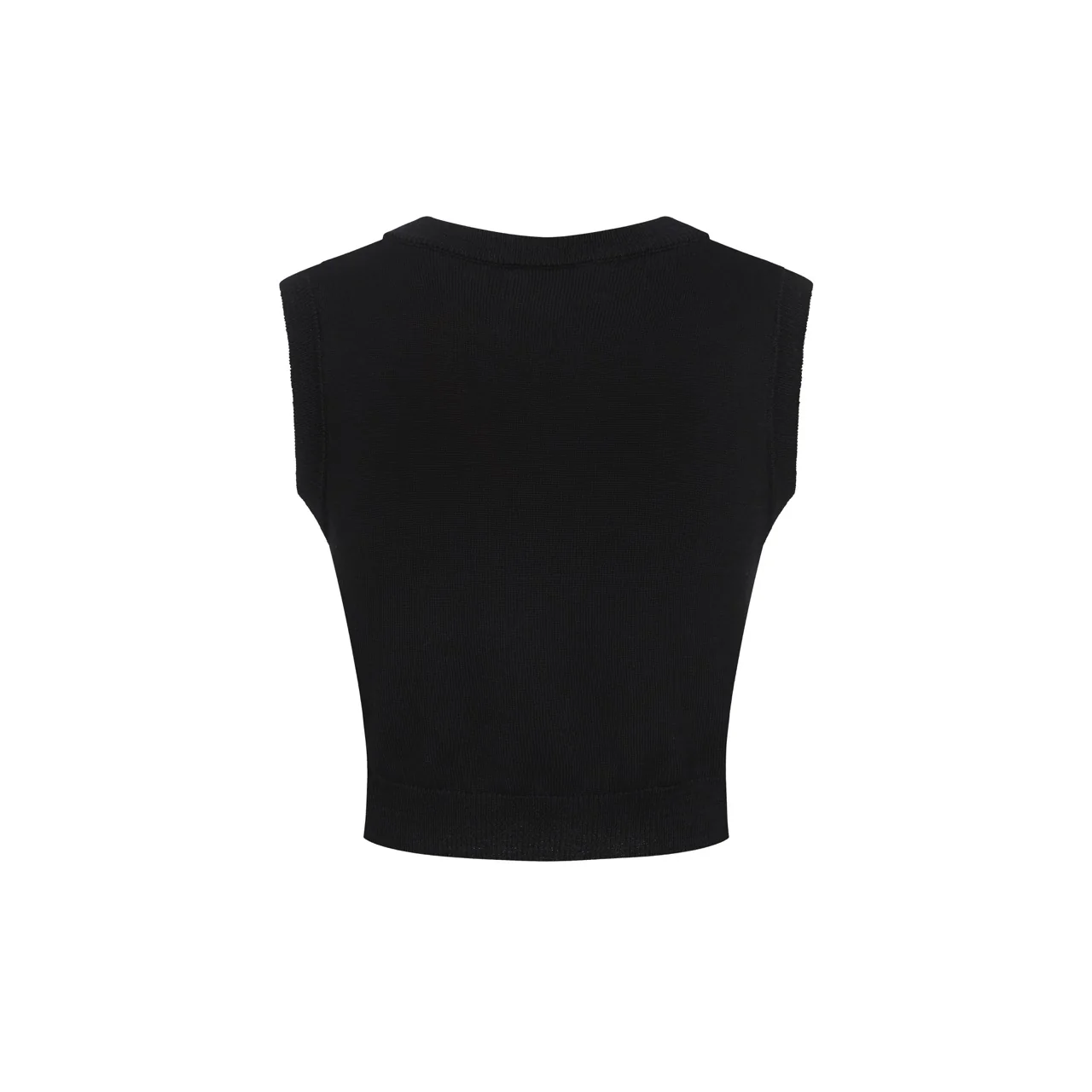 Women’s Black Knit Set with Colorful Lightning Graphic – Crop Top & Pencil Skirt - Image 4