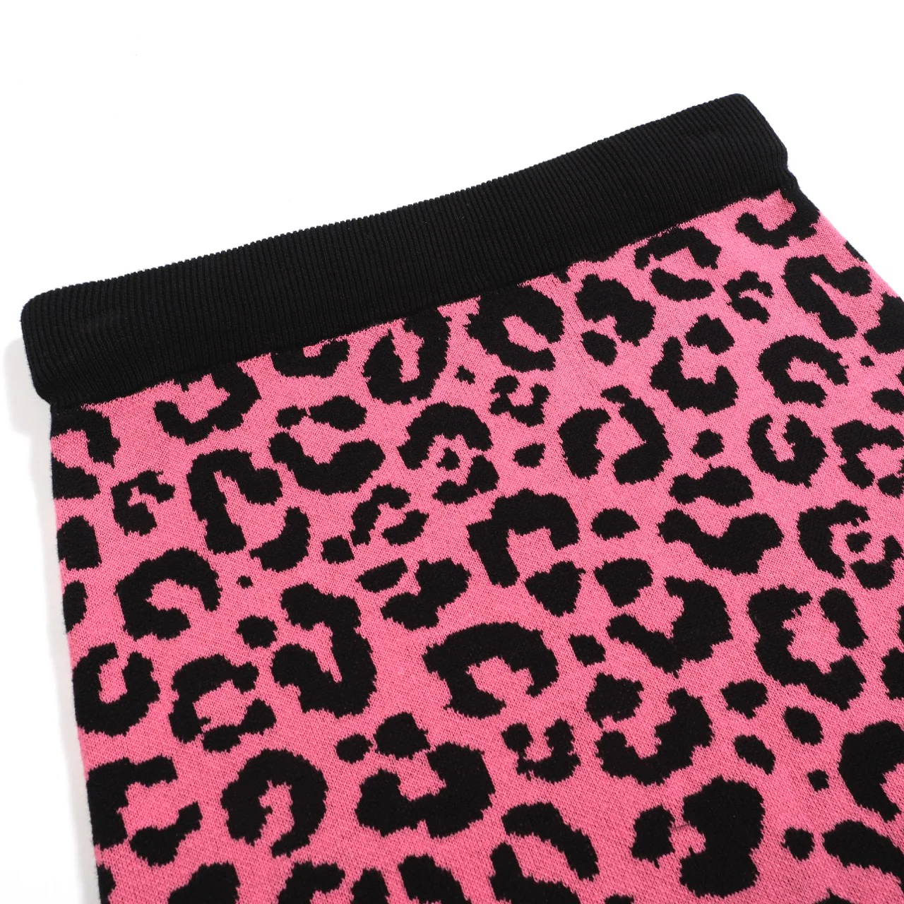 Women’s Green Leopard Print Knit Set with Pink Leopard Graphic - Image 15