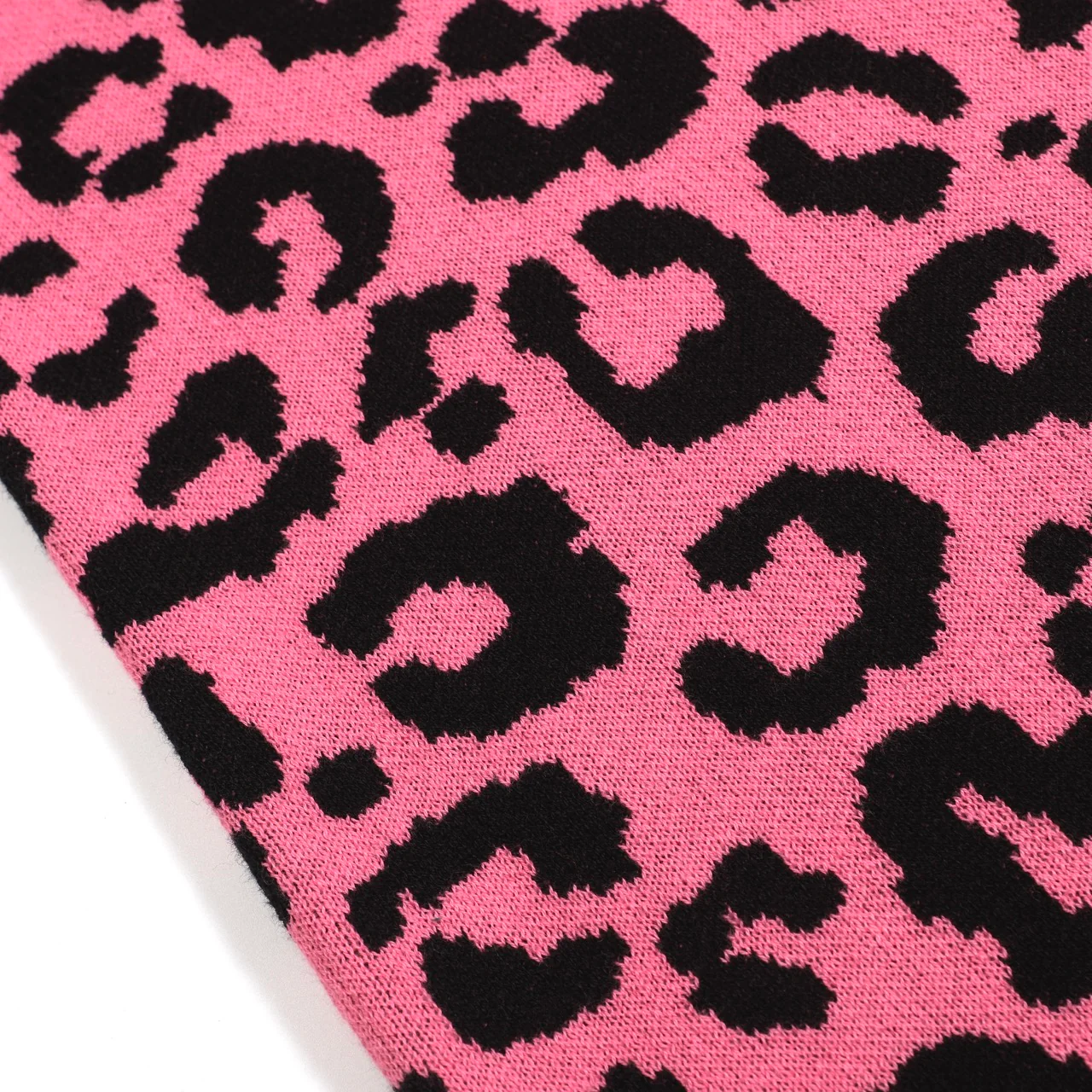 Women’s Green Leopard Print Knit Set with Pink Leopard Graphic - Image 17