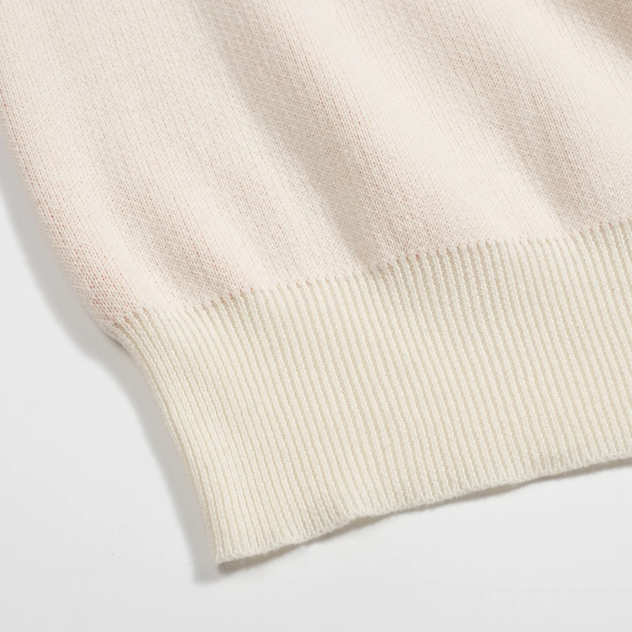 Women retro cream white cherry jacquard knitwear - Image 8