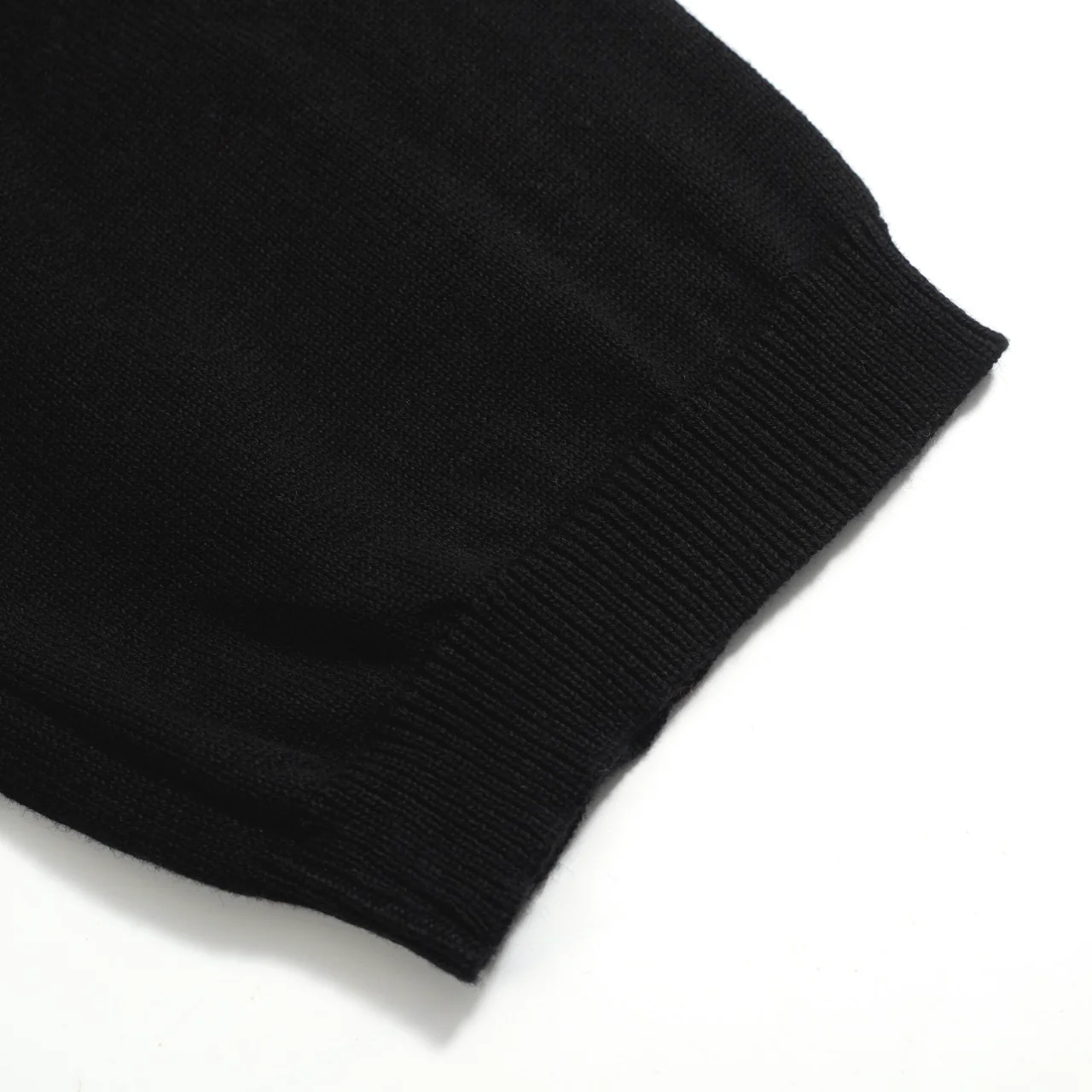 Women's black embroidered V-neck knitwear - Image 6