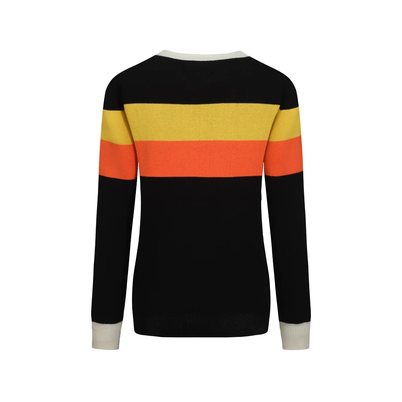 Women's black Halloween bat jacquard knitwear - Image 3