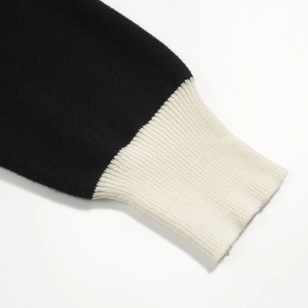 Women's black Halloween bat jacquard knitwear - Image 6