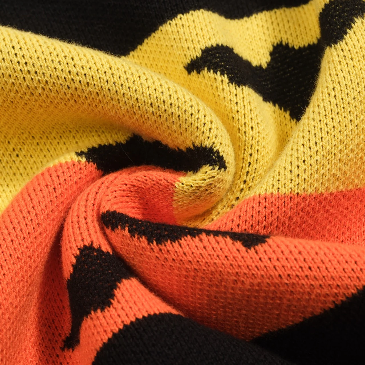 Women's black Halloween bat jacquard knitwear - Image 9