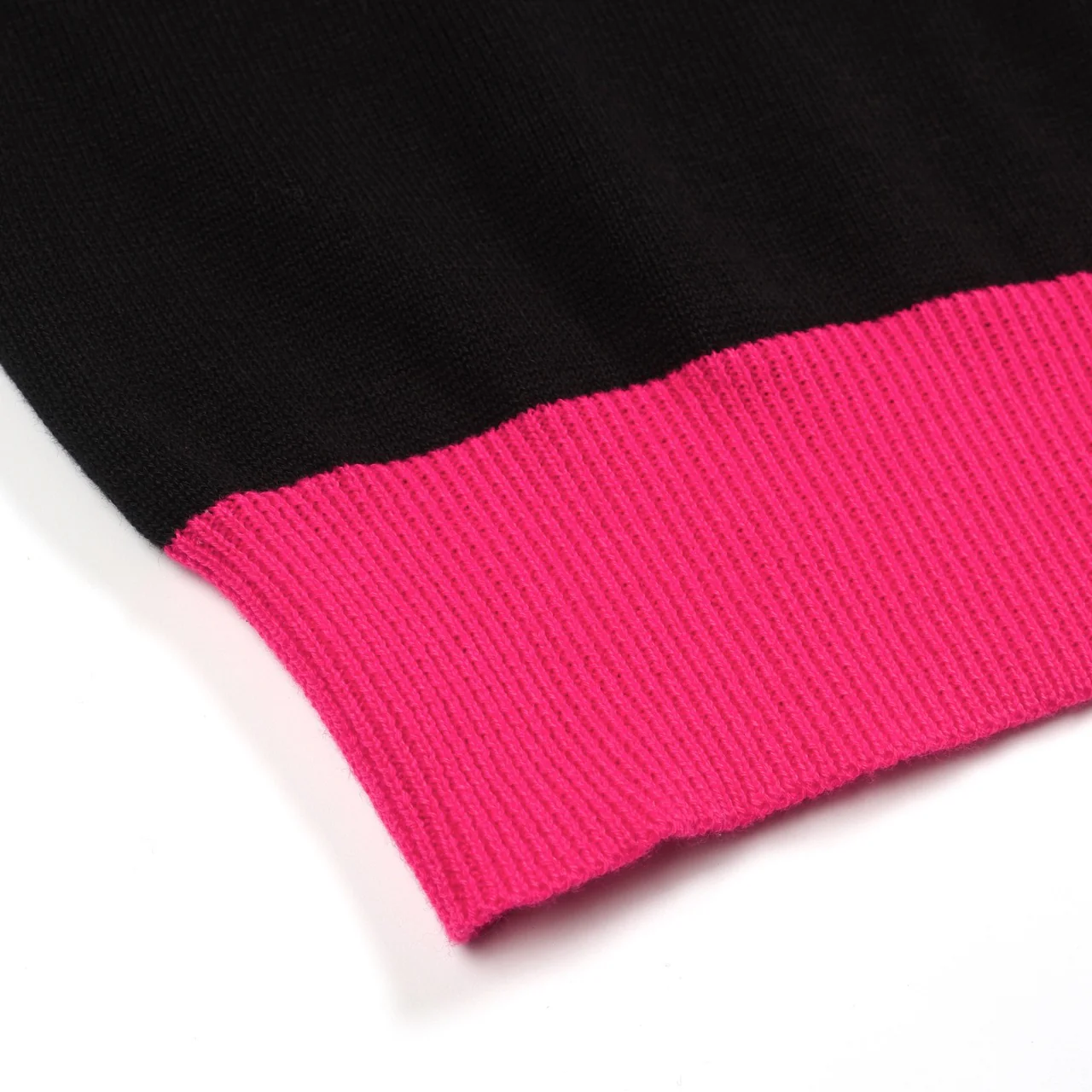 Women's black leopard jacquard vintage knitwear - Image 5