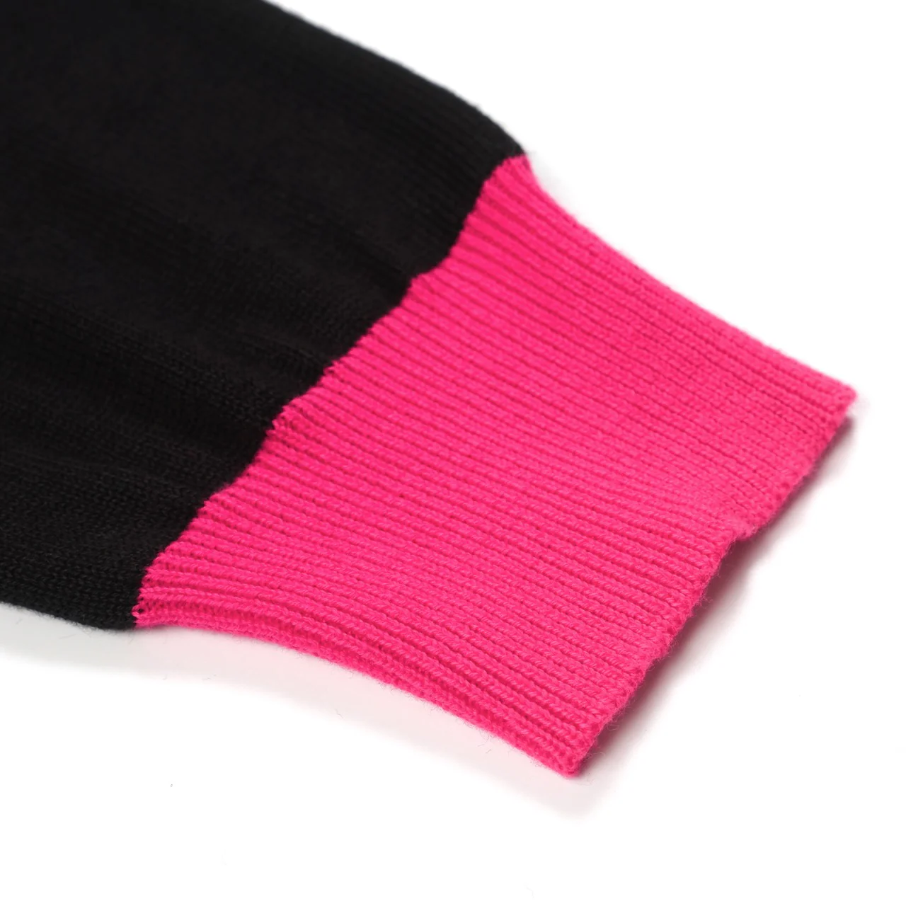 Women's black leopard jacquard vintage knitwear - Image 6
