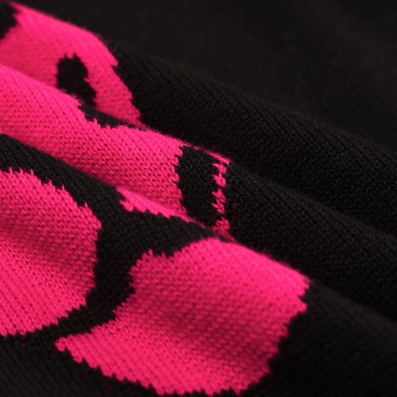 Women's black leopard jacquard vintage knitwear - Image 8