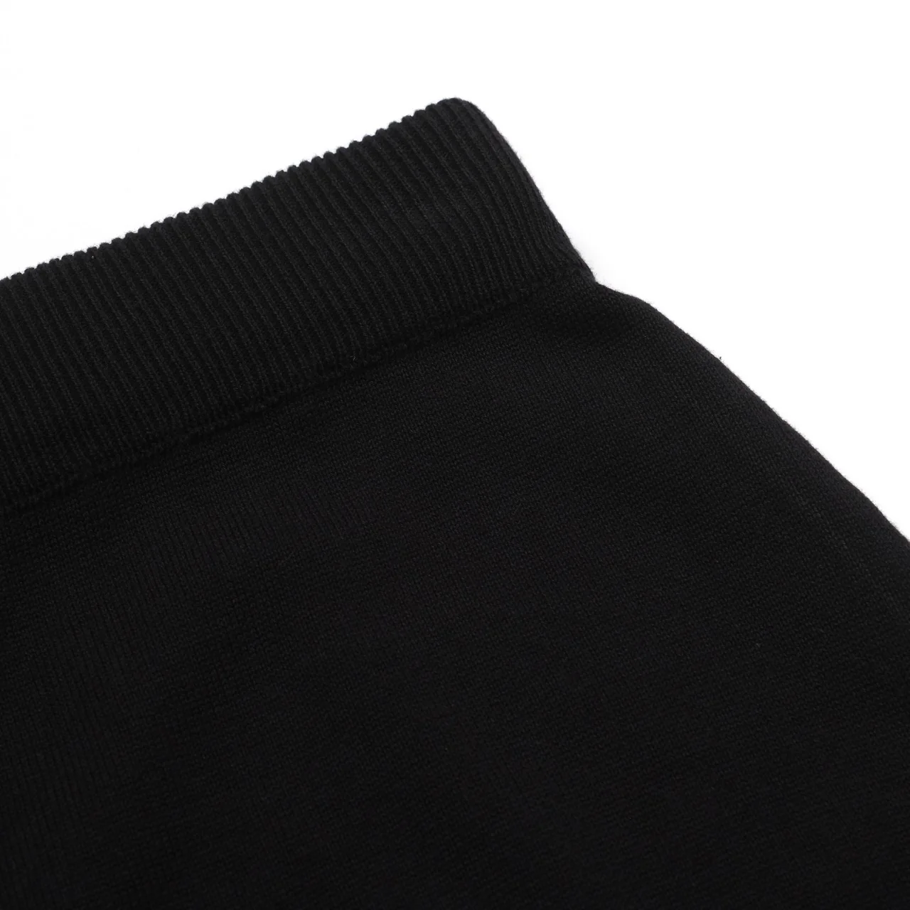 Women's black lightning jacquard knit skirt - Image 5