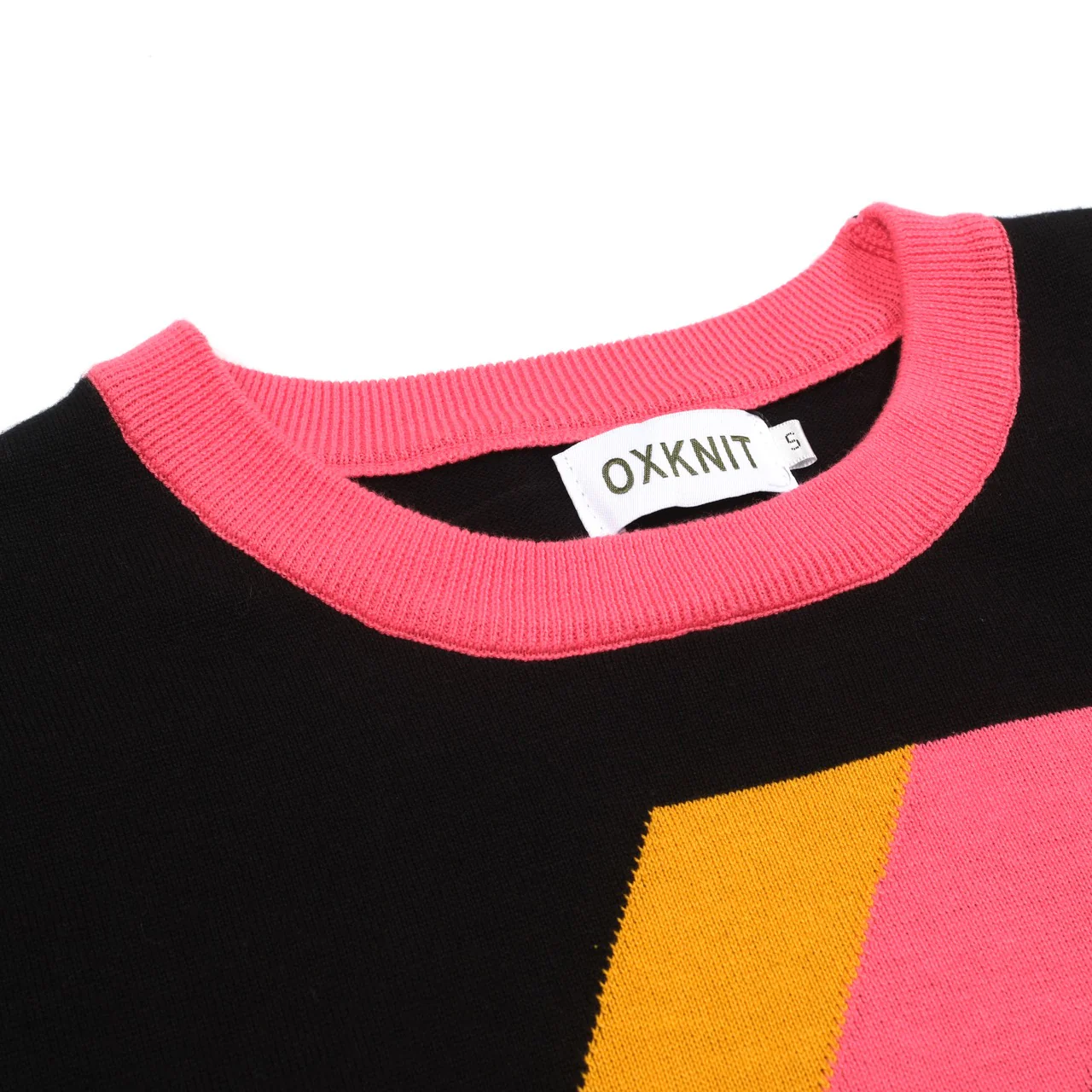 Women's black Lightning jacquard knit T-shirt - Image 4